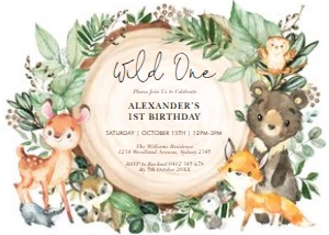 WOOD27 - Wild One Invite: WOOD27 - Wild One Invite