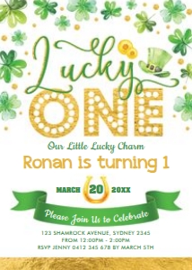 SP1 - Lucky One Invite B: SP1 - Lucky One Invite B