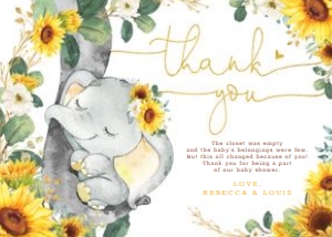 EL12 - Thank You Card design preview