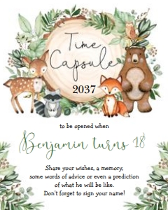 WOOD24 - Time Capsule Sign design preview