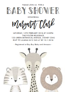 JUN6 - Baby Shower Invite design preview