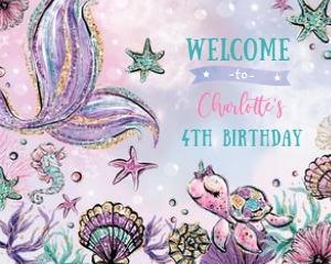 MER8 - Welcome Sign 8x10 INCHES design preview