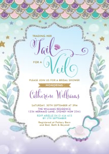MER4 - Bridal Shower Invite design preview