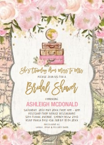 TRA1 - Bridal Shower Invite design preview
