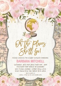 TRA1 - Baby Shower Invite: TRA1 - Baby Shower Invite