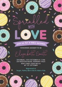 DON3 - Sprinkled With Love Invite B design preview