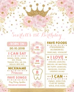 FLO18I - Birthday Poster design preview