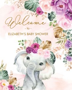EL13 - Welcome Sign 16x20 INCHES: EL13 - Welcome Sign