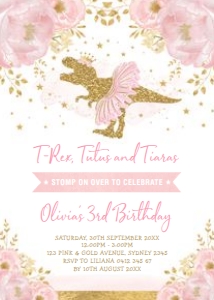 DIN4 - Birthday Invite 5x7 INCHES design preview