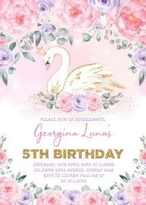 SWAN3 - Birthday Invite: SWAN3 - Birthday Invite