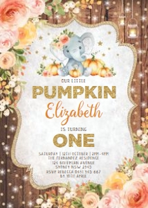 FLO25E - Birthday Invite design preview