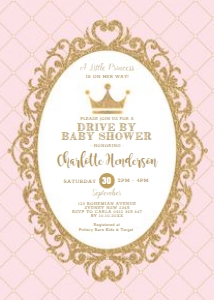 PG2 - Drive By Baby Shower Invite design preview
