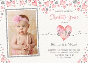 VAL2 - Birthday Photo Invite design preview