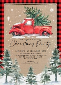WINT4 - Christmas Party Invite design preview