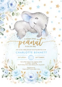 EL18 - Baby Shower Invite A design preview