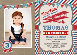 AP2 Birthday Invitation Photo 7x5 design preview