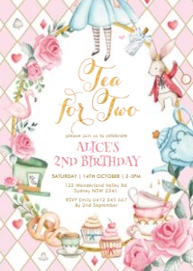 AL1 - Tea for Two Invite A: AL1 - Tea for Two Invite A