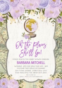 TRA4 - Baby Shower Invite: TRA4 - Baby Shower Invite