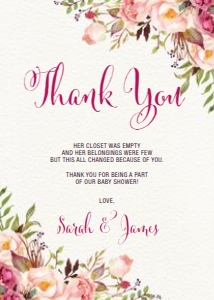 FLO7 - Thank You Card: FLO7 - Thank You Card