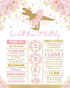 DIN4 - Birthday Poster design preview