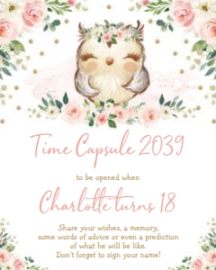 OWL1 - Time Capsule Sign design preview
