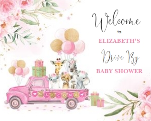 DB5 - Welcome Sign - PINK design preview