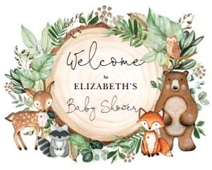 WOOD24 - Welcome Sign 8x10 INCHES: WOOD24 - Welcome Sign
