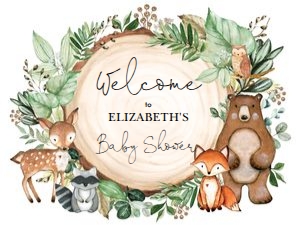 WOOD24 - Welcome Sign 18x24: WOOD24 - Welcome Sign