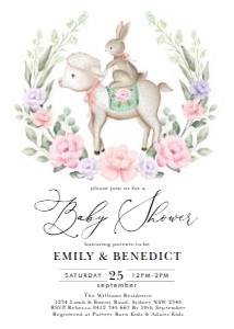 EA1 - Baby Shower Invite: EA1 - Baby Shower Invite