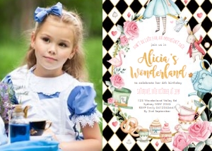 AL1 - Birthday Photo Invite C: AL1 - Birthday Photo Invite C