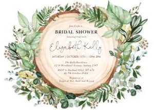 GR2 - Bridal Shower Invite design preview