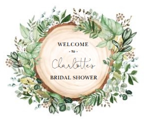GR2 - Bridal Welcome Sign 16x20 INCHES design preview
