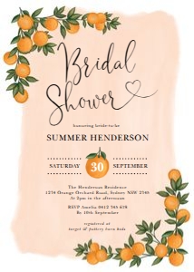 OR1 - Bridal Shower Invite design preview