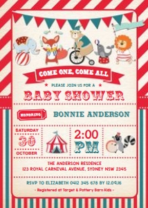 CAR1 - Baby Shower Invite: CAR1 - Baby Shower Invite