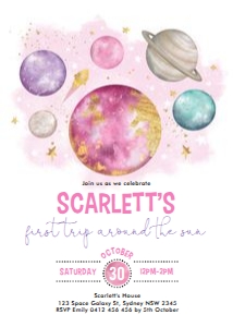 OS2 - Birthday Invite design preview