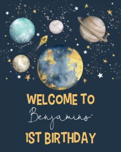 OS1 - Welcome Sign NAVY 16x20 INCHES design preview