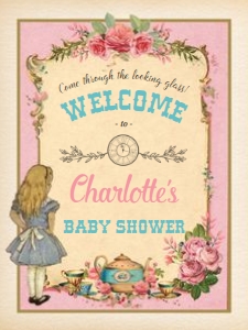AL2 - Welcome Sign Pink 18x24 INCHES: AL2 - Welcome Sign Pink 16x20 INCHES
