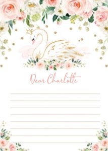 SWAN1 - Time Capsule Card 5x7 INCHES: SWAN1 - Time Capsule Sign 8x10 INCHES