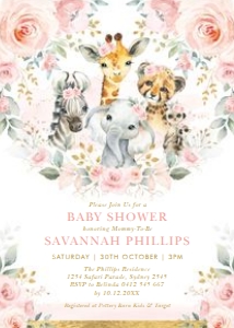 SAF8 - Baby Shower Invite: SAF8 - Baby Shower Invite