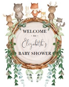 WOOD40 - Welcome Sign 16x20 INCHES design preview