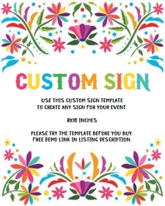 CDM6 - Custom Sign 8x10 INCHES: CDM6 - Custom Sign 8x10 INCHES