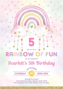 RB1 - Birthday Invite design preview