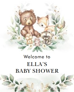 FOR1 - Welcome Sign B - 16x20 INCHES design preview