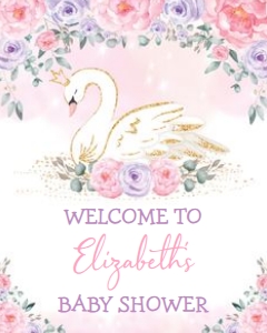 SWAN3 - Welcome Sign 8x10 INCHES: SWAN3 - Welcome Sign 16x20 INCHES