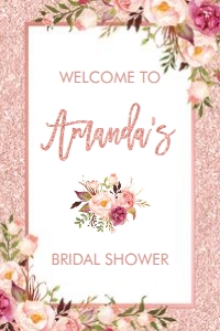 FLO30 - Welcome Sign 24x36 INCHES: FLO30 - Welcome Sign