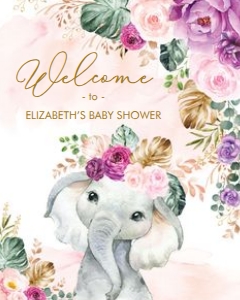 EL13 - Welcome Sign 8x10 INCHES: EL13 - Welcome Sign