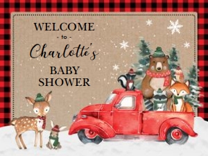 WINT3 - Welcome Sign B 18x24 INCHES: WINT3 - Welcome Sign B 18x24 INCHES
