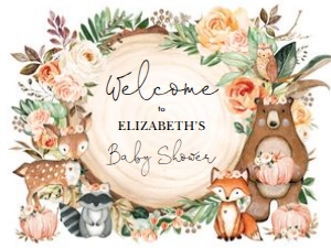 WOOD44 - Welcome Sign 18x24 INCHES: WOOD44 - Welcome Sign 16x20 INCHES