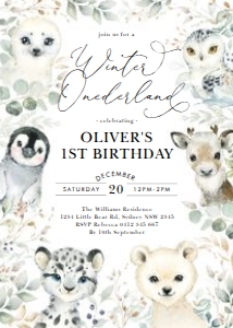 WINT24 - 1st Birthday Invite: WINT24 - 1st Birthday Invite