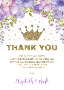 LAV1 - Thank You Card: LAV1 - Thank You Card